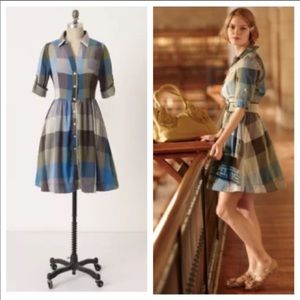 Anthropologie Moulinette Soeurs “Reed” shirt dress